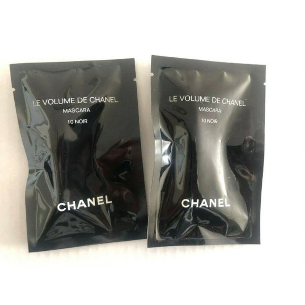 2 pc Chanel Le Volume De Chanel 10 Noir Mascara Travel Size 1ml each  (Sealed)